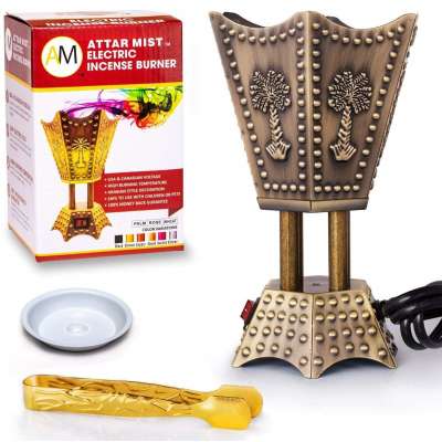 Incense holder dukhoon burner dubai wooden brass