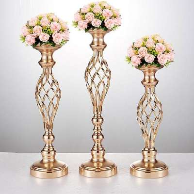 Decoration wedding artificial flower centerpieces for weddings acrylic stand