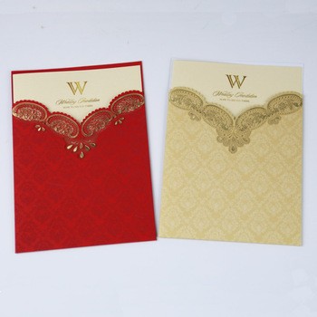 Wedding cards istanbul invitation card luxury blank scroll in box gold