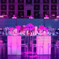 wedding top table glass / crystal acrylic table wedding